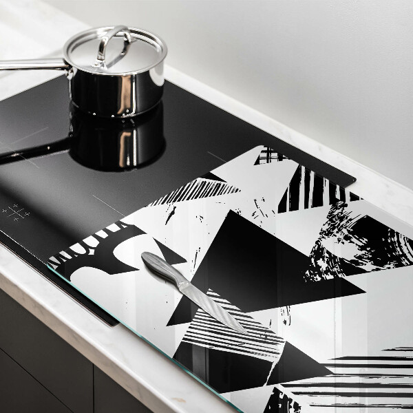 Abdeckung induktionskochfeld Geometrische Dreiecke