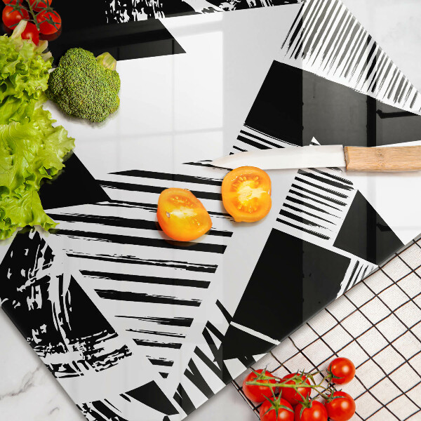 Abdeckung induktionskochfeld Geometrische Dreiecke