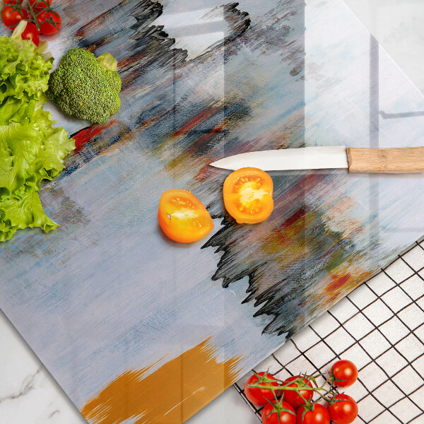 Herdabdeckung Abstraktionsfarben