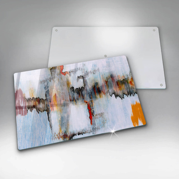 Herdabdeckung Abstraktionsfarben