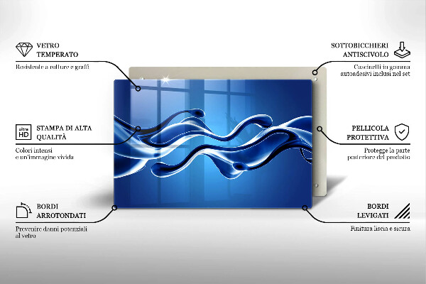 Abdeckung induktionskochfeld Flüssige Abstraktion