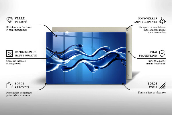 Abdeckung induktionskochfeld Flüssige Abstraktion