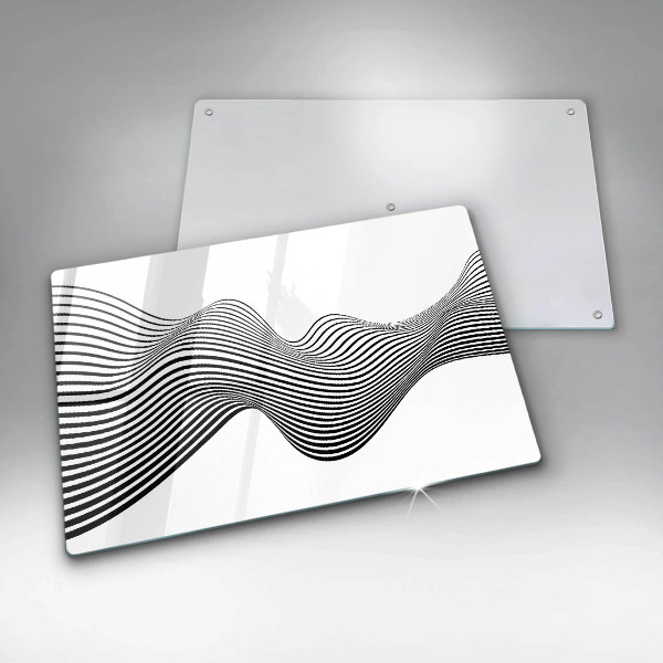 Abdeckung induktionskochfeld Lineare Abstraktion