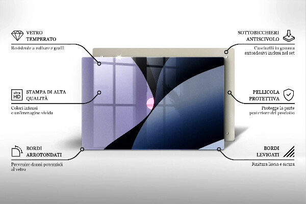 Herdabdeckung Abstrakte Formen