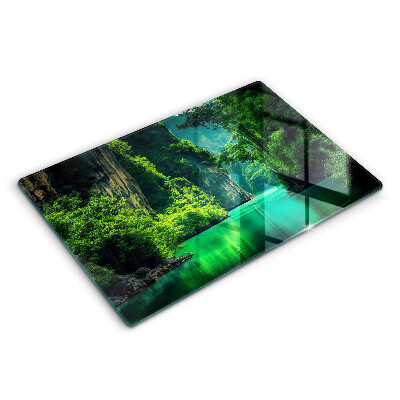 Abdeckung induktionskochfeld Lagunenlandschaft