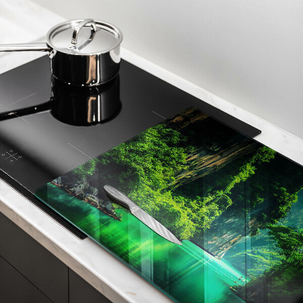 Abdeckung induktionskochfeld Lagunenlandschaft