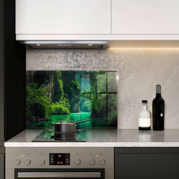 Abdeckung induktionskochfeld Lagunenlandschaft