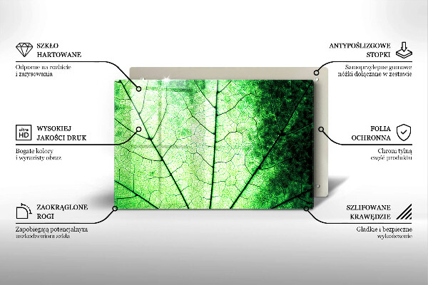 Herdabdeckung Dekoratives Aderblatt