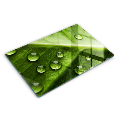 Herdabdeckung Naturtau und Blatt