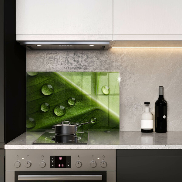 Herdabdeckung Naturtau und Blatt