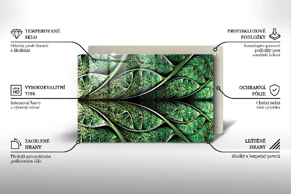 Herdabdeckung Struktur der Blattadern