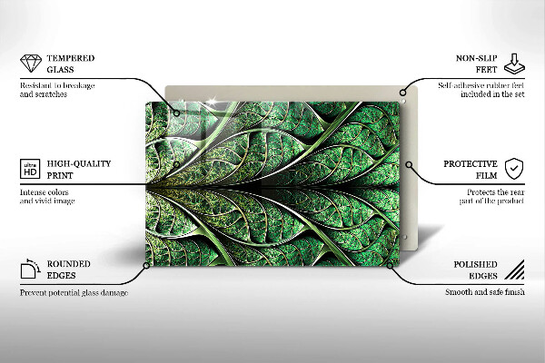Herdabdeckung Struktur der Blattadern