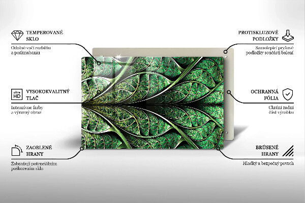 Herdabdeckung Struktur der Blattadern