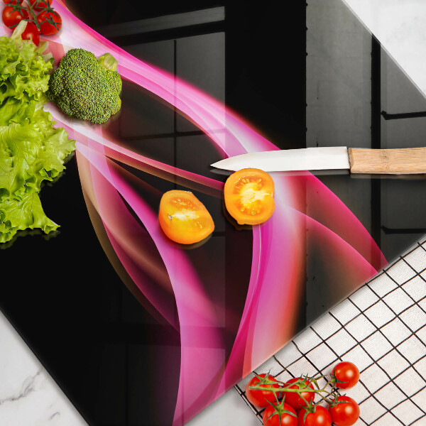 Herdabdeckung Abstrakter Neonrauch