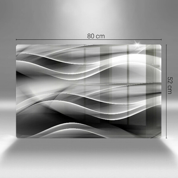 Herdabdeckung Abstrakte Rauchlinien