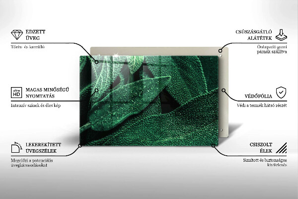 Herdabdeckung Die Blätter der Pflanze