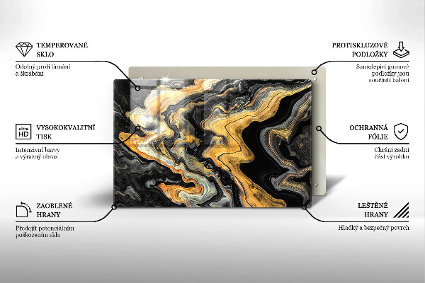 Herdabdeckung Abstrakte Struktur