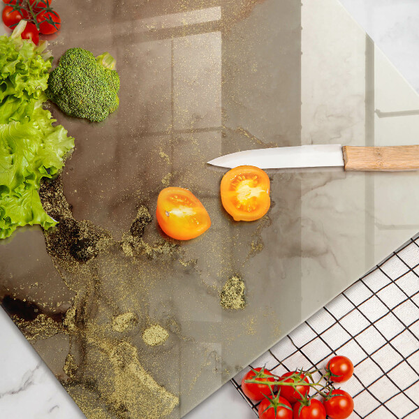 Herdabdeckung Goldabstraktion