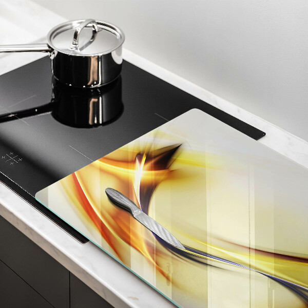 Herdabdeckung Abstrakte Lichtlinien