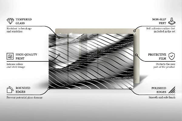 Herdabdeckung 3D-Metallstruktur