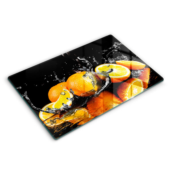 Herdabdeckung Saftige Orangenfrucht