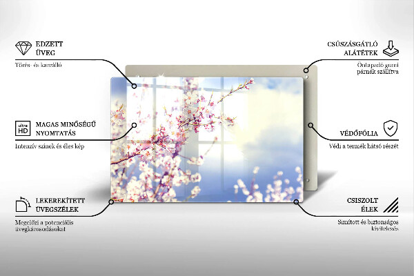 Herdabdeckung Blühender Baum