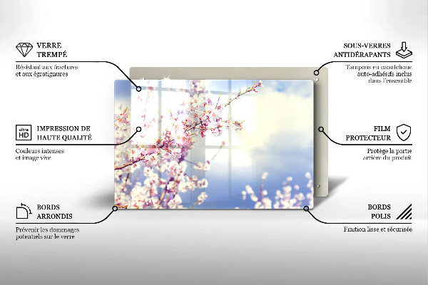 Herdabdeckung Blühender Baum