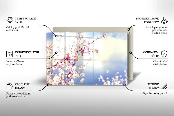 Herdabdeckung Blühender Baum
