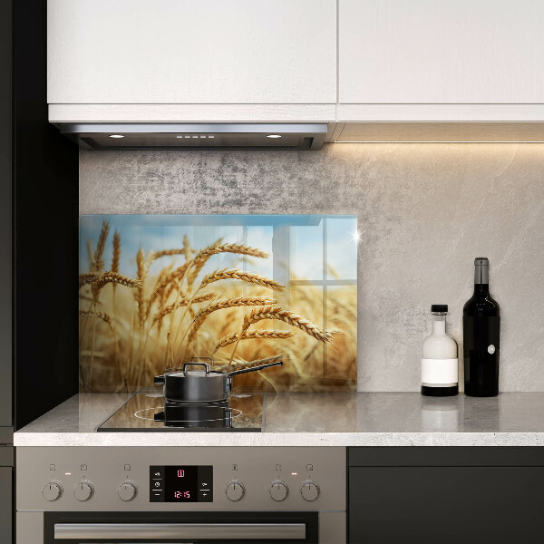 Herdabdeckung Getreideähren auf dem Feld