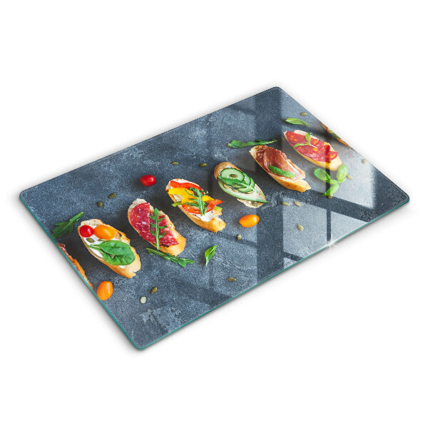 Abdeckung induktionskochfeld Bunte Sandwiches