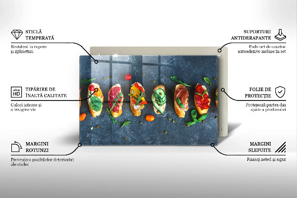 Abdeckung induktionskochfeld Bunte Sandwiches