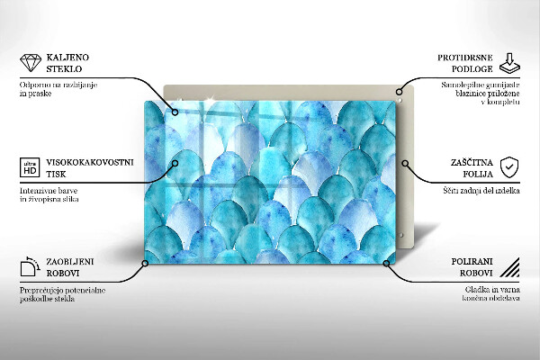 Abdeckung induktionskochfeld Aquarellskalen
