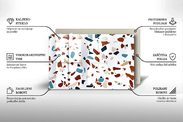 Abdeckung induktionskochfeld Dekorativer Stein