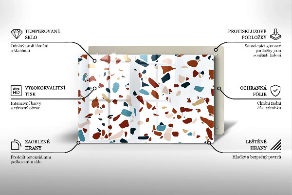 Abdeckung induktionskochfeld Dekorativer Stein