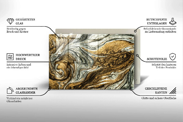 Abdeckung induktionskochfeld Reiche Abstraktion