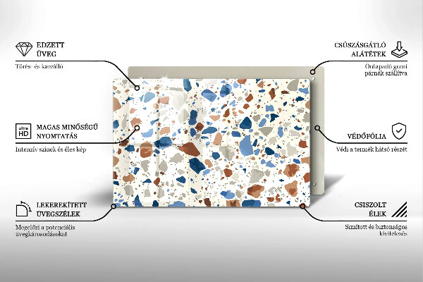 Abdeckung induktionskochfeld Dekoratives Steinzeug