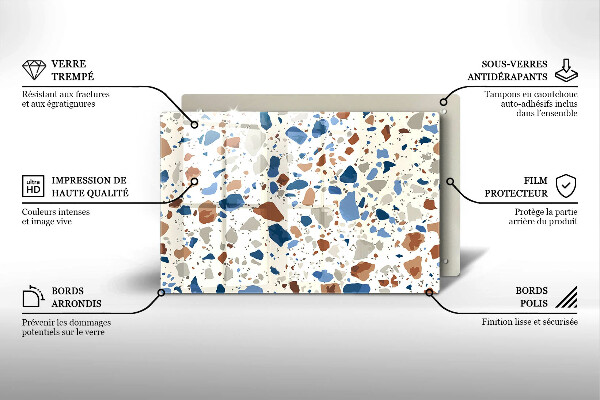 Abdeckung induktionskochfeld Dekoratives Steinzeug