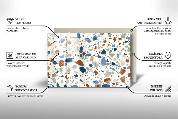 Abdeckung induktionskochfeld Dekoratives Steinzeug