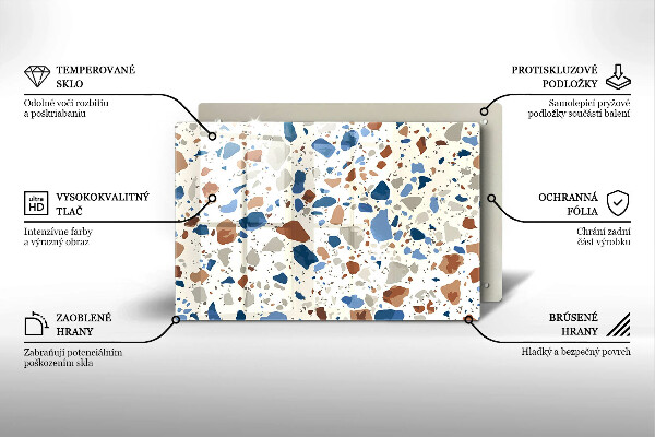Abdeckung induktionskochfeld Dekoratives Steinzeug