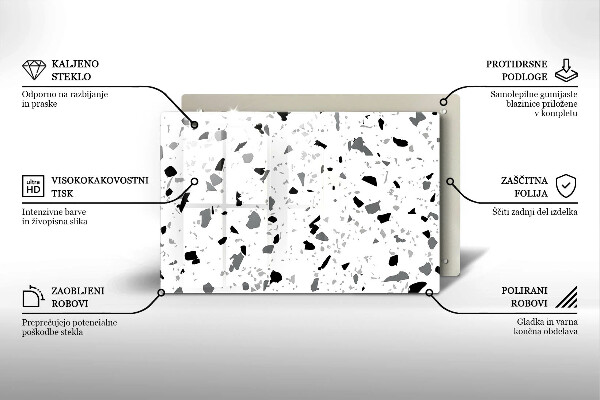Abdeckung induktionskochfeld Dekoratives Steinzeug