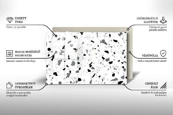 Abdeckung induktionskochfeld Dekoratives Steinzeug
