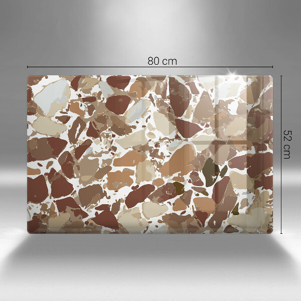 Abdeckung induktionskochfeld Dekorative Beizen aus Stein