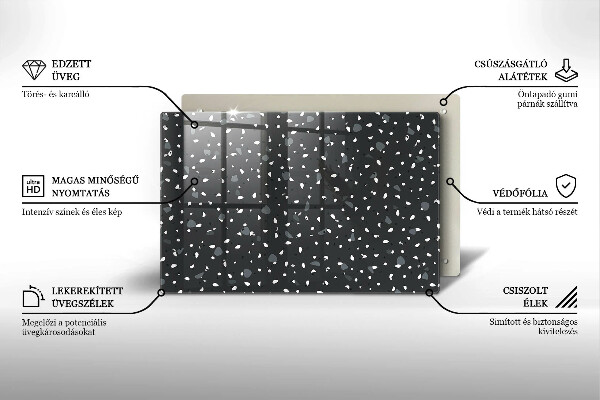 Herdabdeckung Dekorativer Stein