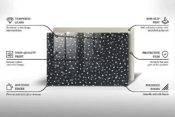 Herdabdeckung Dekorativer Stein