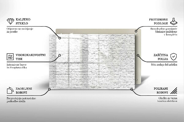 Herdabdeckung Backsteinmauer