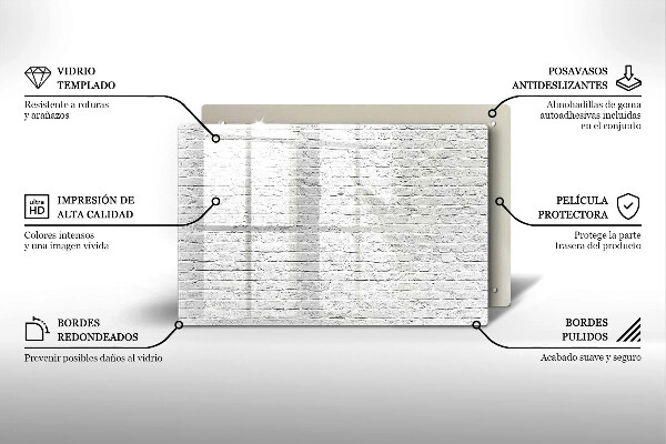 Herdabdeckung Backsteinmauer
