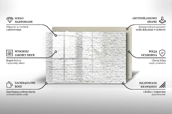 Herdabdeckung Backsteinmauer