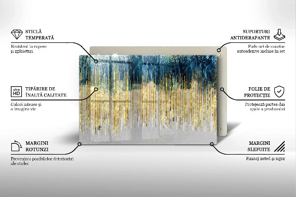 Abdeckung induktionskochfeld Designer-Abstraktion