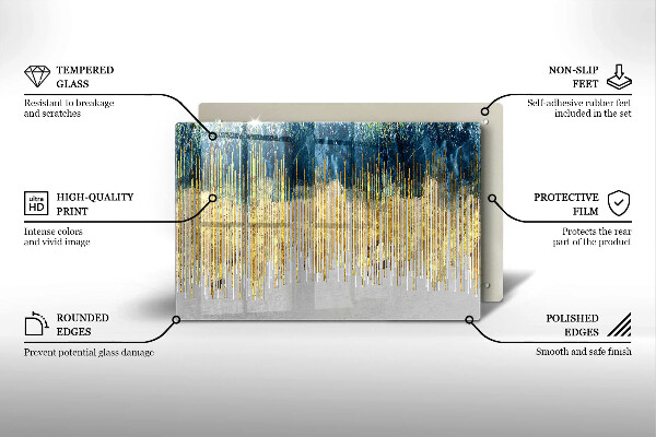 Abdeckung induktionskochfeld Designer-Abstraktion