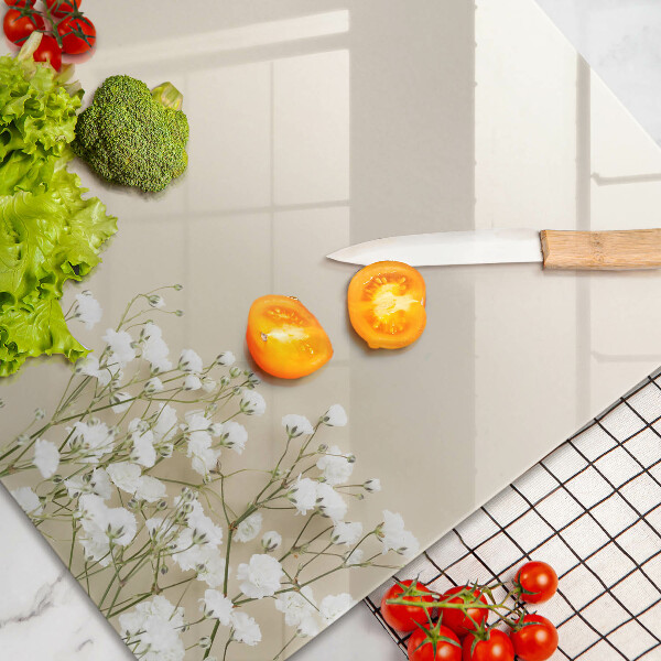 Abdeckung induktionskochfeld Gips-Boho-Blumen